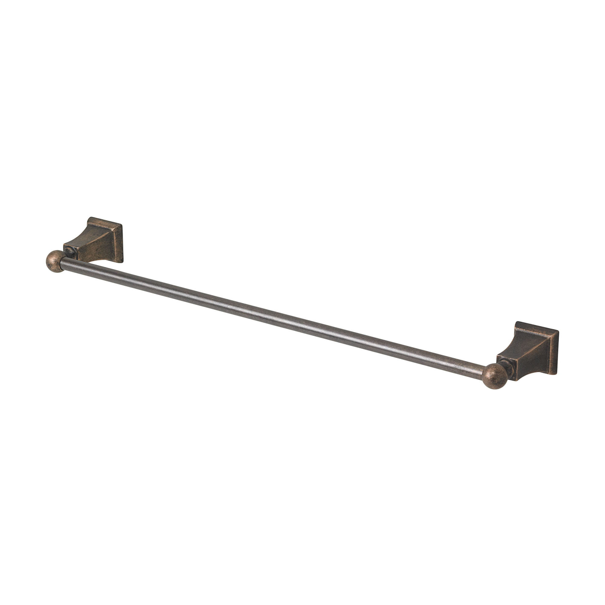 Traditional Square 24 In Towel Bar OIL RUBBED BRONZE